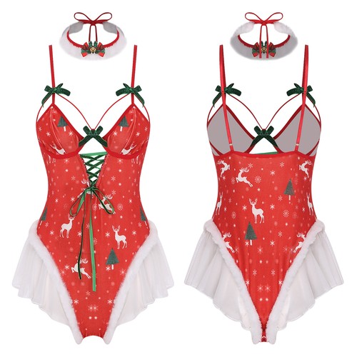 Costume mrs claus donna - claus,