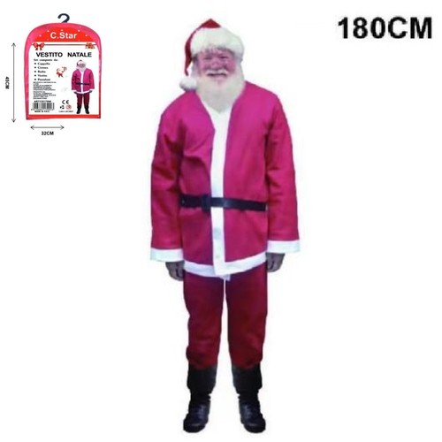 Costume vestito babbo - babbo, natale