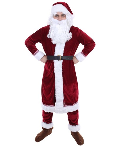 Costume deluxe babbo natale - costume,