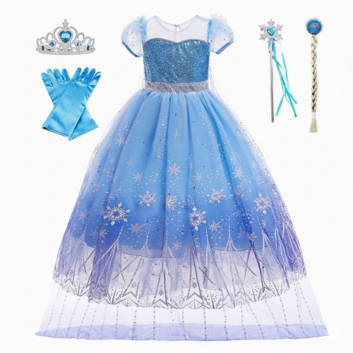 Costume bambina elsa - costume,