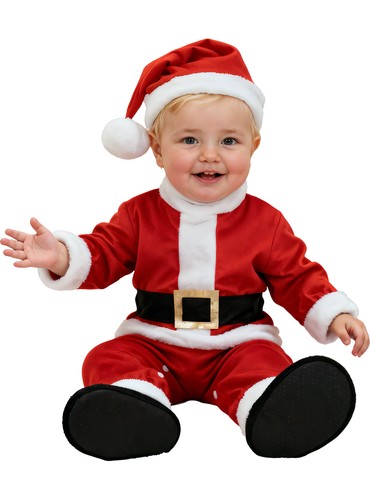 Costume babbo natale deluxe - babbo,
