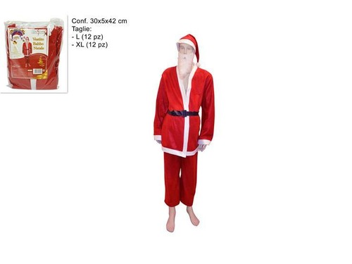 Vestito costume babbo - vestito,