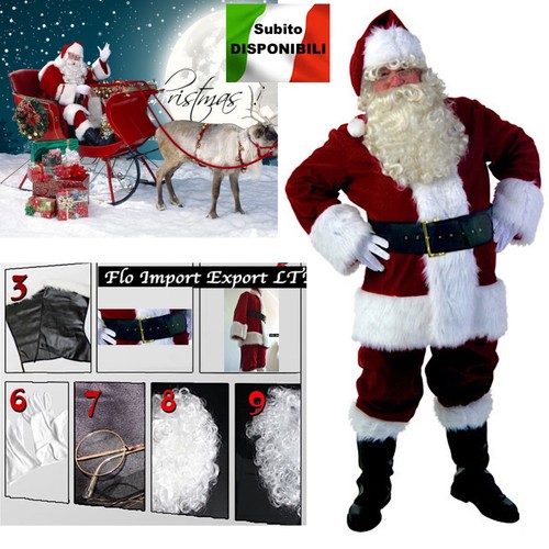 Vestito costume babbo natale - costume,