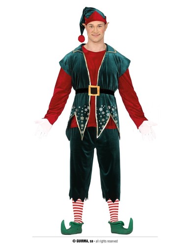 Costume carnevale elfo adulto - costume,