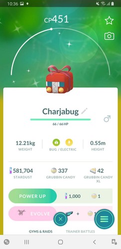 Charjabug lucido con - charjabug,