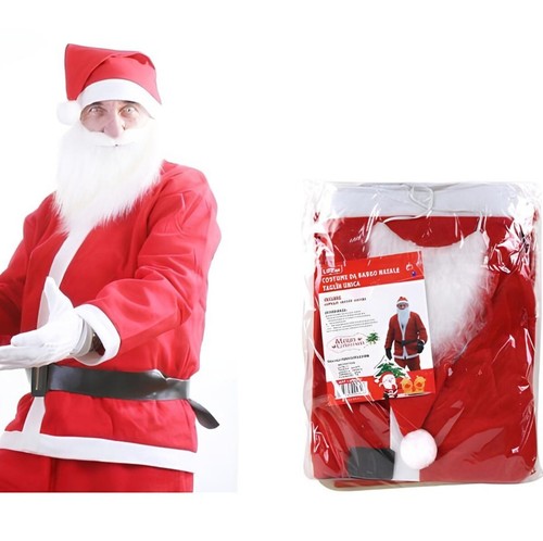 Costume babbo natale adulto - costume,