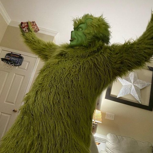 Costume grinch mostro - mostro, peloso