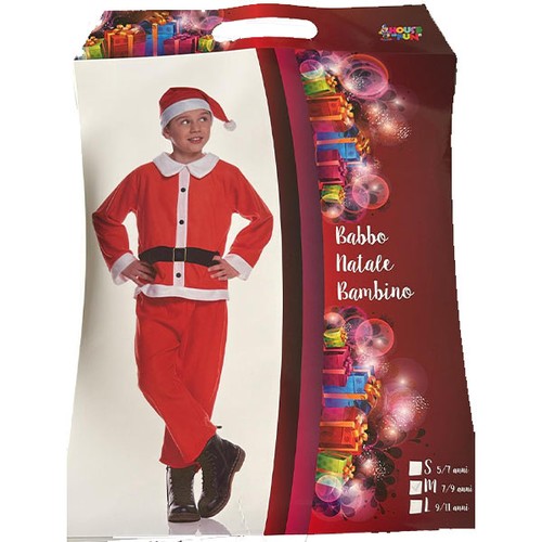 Costume babbo natale - babbo, bambino