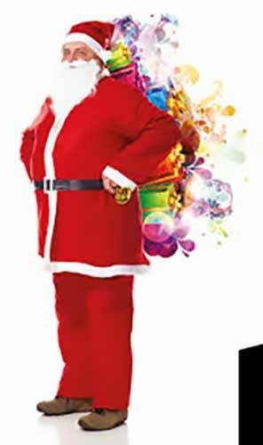 Costume babbo natale rosso - costume,