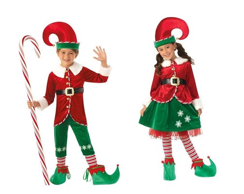 Natale vestito costume elfo - costume,