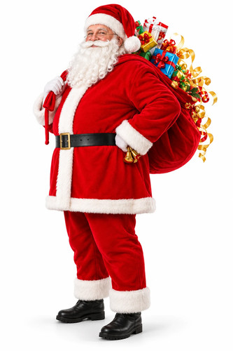 Costume babbo natale adulto - costume,