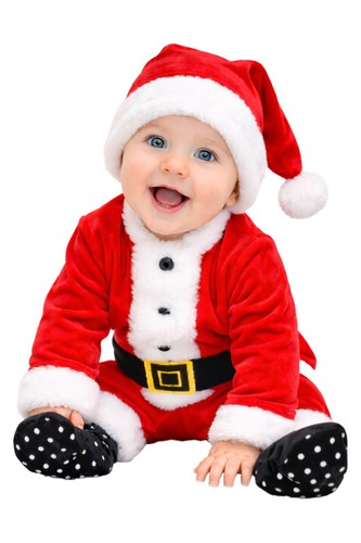 Costume neonato babbo natale - costume,